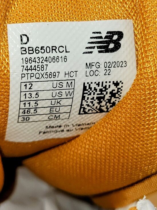 New Balance 650 Men\'s Sneakers Casual Court Shoes Basketball Comfort Sport 12M main image 5